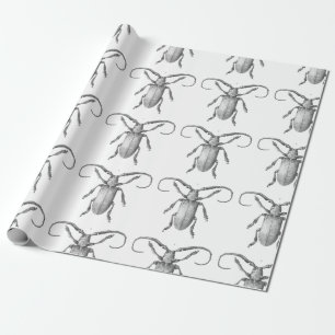 Papier vintage de cadeau d'illustration de