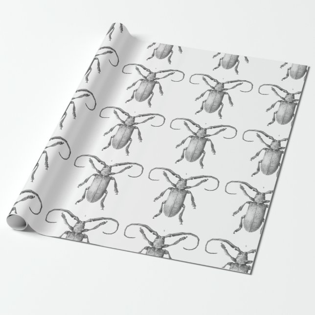 Papier vintage de cadeau d'illustration de (Déroulé)