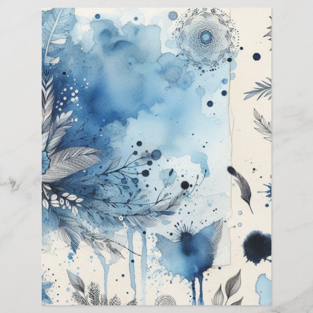 Papier vintage pour scrapbooking, éléments éphémèr (Devant)