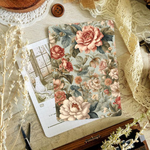Papiers à gratte-ciel vintage floral victorien