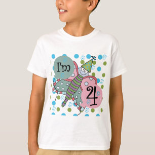 Papillon 4e anniversaire Tshirts et cadeaux