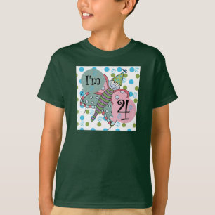 Papillon 4e anniversaire Tshirts et cadeaux