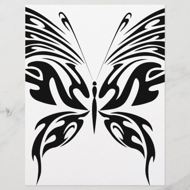 Papillon Abstrait (Devant)