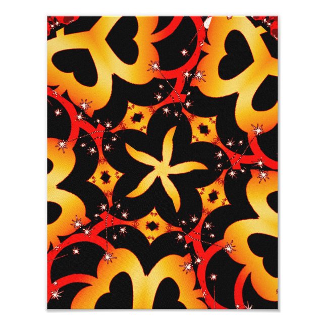 Papillon Abstrait heARTs Photo (Devant)