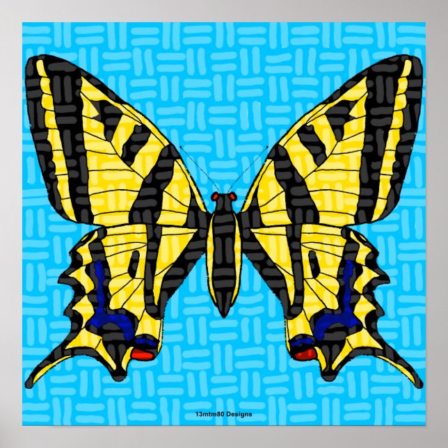 Papillon - Affiche imprimée (Devant)