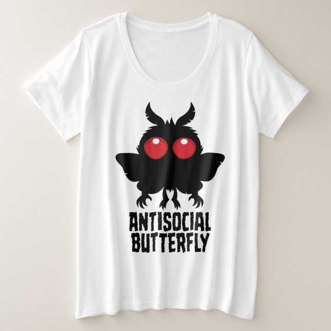 Papillon Antisocial Mothman Cryptide (Design devant)