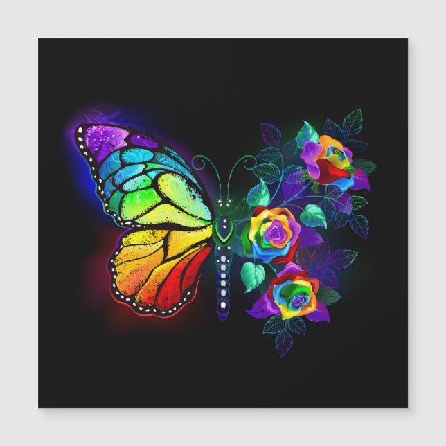 Papillon arc-en-ciel (Devant)