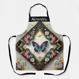 Papillon Arc-en-ciel Art Déco Art Nouveau Tabliers