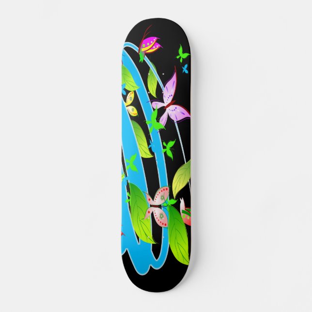 Papillon Art 12A Skateboard (Recto)