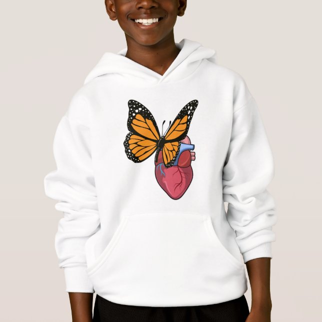 Papillon au coeur (Devant)