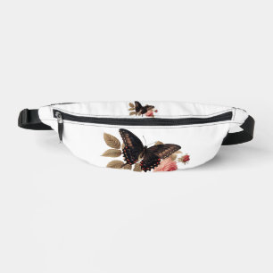 Papillon Avec Fleurs Fanny Pack Imprimer Sac