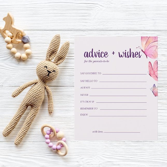 Papillon Baisers Nouvelle carte de conseil Parents (Créateur téléchargé)
