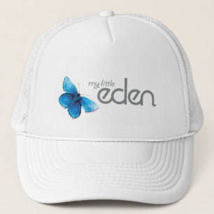 Papillon bleu mon petit casquette d'Éden