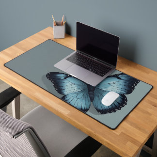 Papillon bleu Mousepad gracieux et élégant