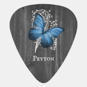 Papillon bleu rustique Onglet de guitare personnal