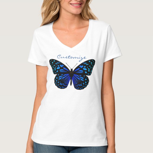 Papillon bleu Thunder_Cove T-shirt (Devant)