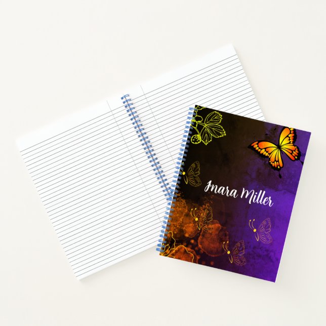 Papillon Bliss Journal lié (Intérieur)