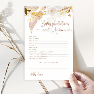 Papillon Boho Baby prédictions et carte de conseil