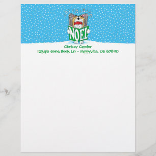 Papillon Christmas Caroler TRI