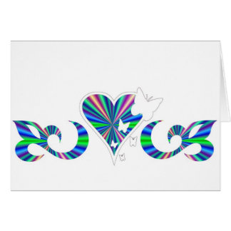 Papillon Coeur et Lily Rainbowart