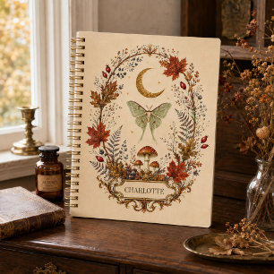 Papillon de lune automnal personnalisé sorcière