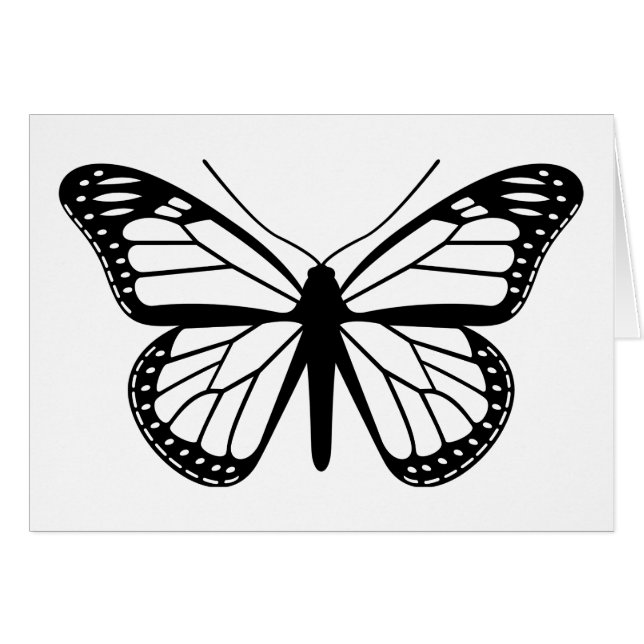 Papillon de monarque (Devant horizontal)