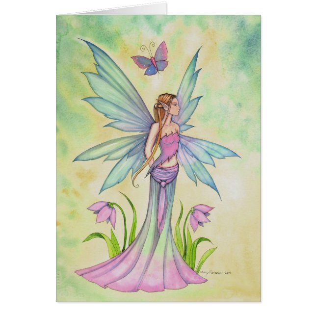 Papillon de printemps Fée Fantaisie Art (Devant)