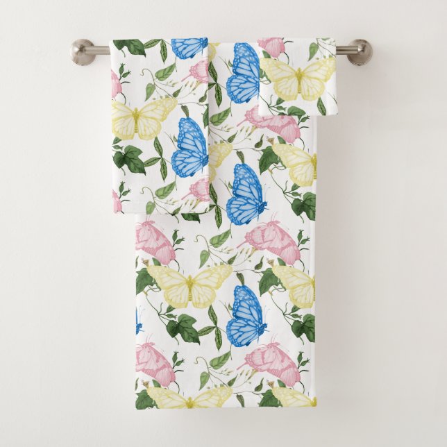 Papillon de printemps motif nature (En situation)