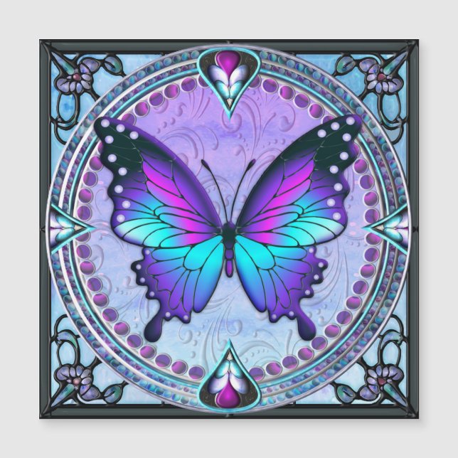 Papillon de sublimation avec Arrière - plan (Devant)