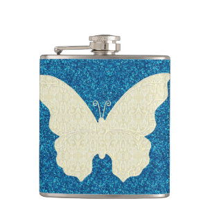 Papillon dentelle sur flacon Parties scintillant b