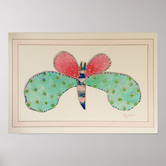 Papillon Dotto avec impression de viande française (Devant)