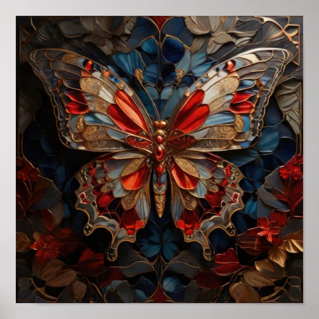 Papillon Dreams - Poster d'Art numérique 3D (Devant)