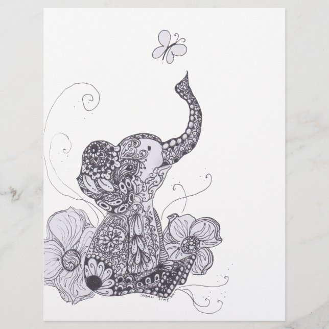 Papillon éléphant (Devant)