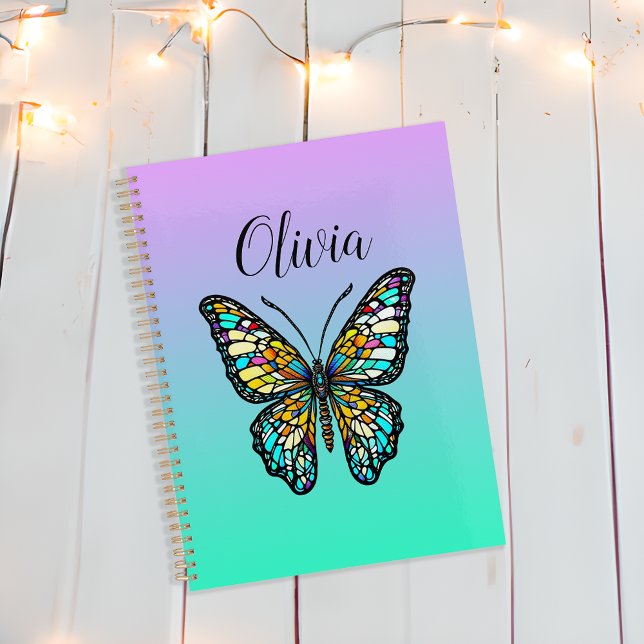 Papillon en verre coloré personnalisé (Créateur téléchargé)
