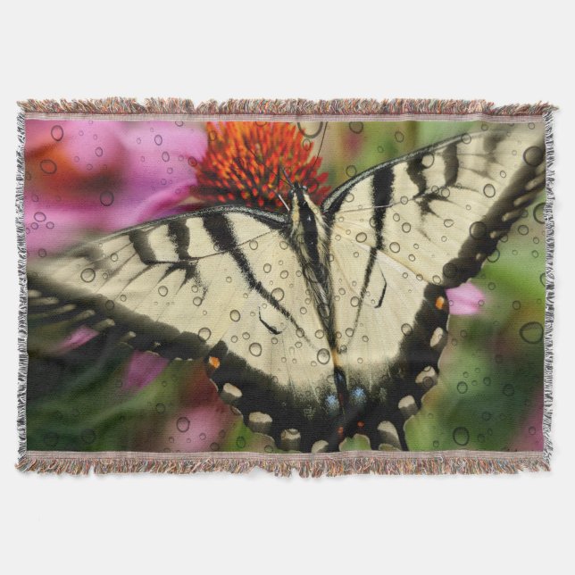 Papillon et gouttes-à-gouttes lancer la couverture (Devant)