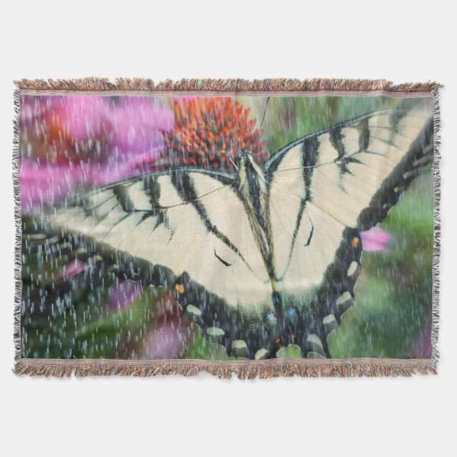 Papillon et gouttes-à-gouttes lancer la couverture (Devant)