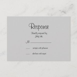 Papillon Filigree RSVP en noir