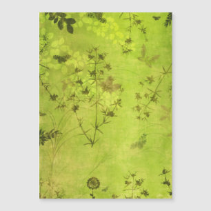 Papillon Fleur sauvage de la forêt verte