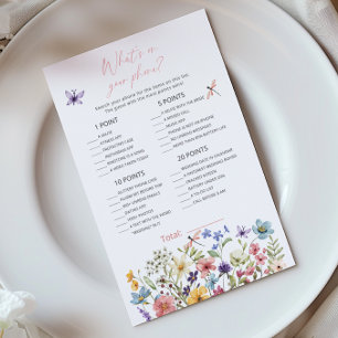 Papillon Fleur Sauvage Quel est le jeu de votre té