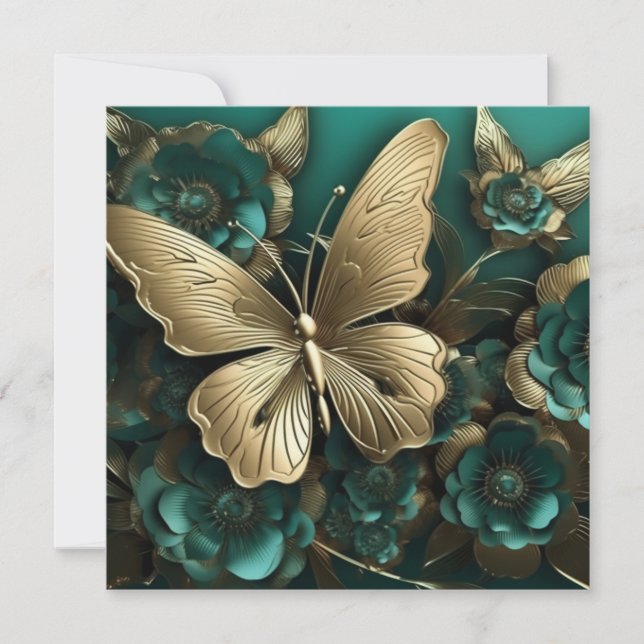 Papillon Gold personnalisable (Devant)
