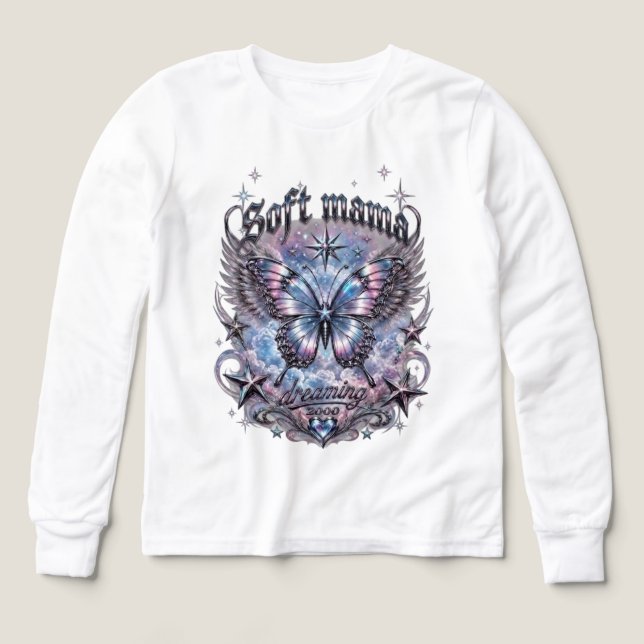 Papillon gothique vintage avec ailes (Motif recto)