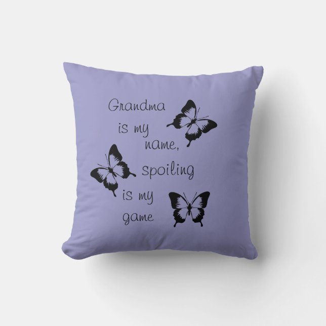 Papillon grand-parent Coussin (Recto)