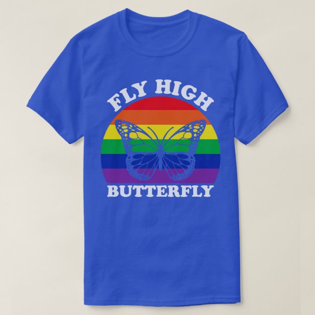 Papillon haut arc-en-ciel (Design devant)