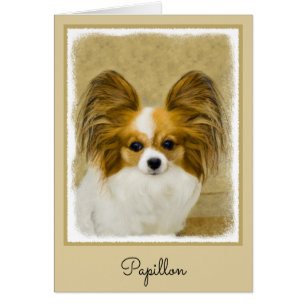 Papillon (Hound Tri) Peinture - Art Chien original