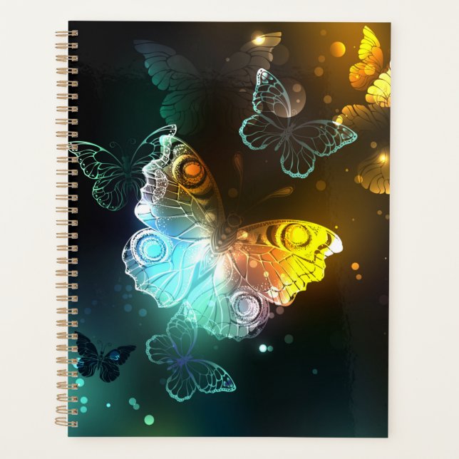 Papillon lumineux et papillons de nuit (Devant)