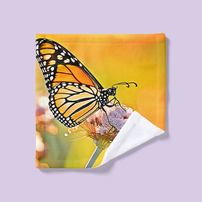 Papillon Majestic Gros plan (Gant de toilette)