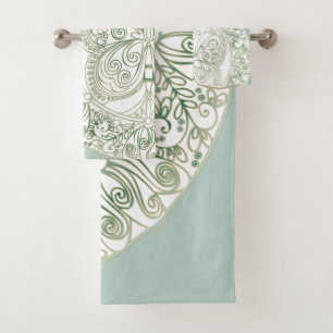 Papillon Mandala - Ensemble de serviettes de bain