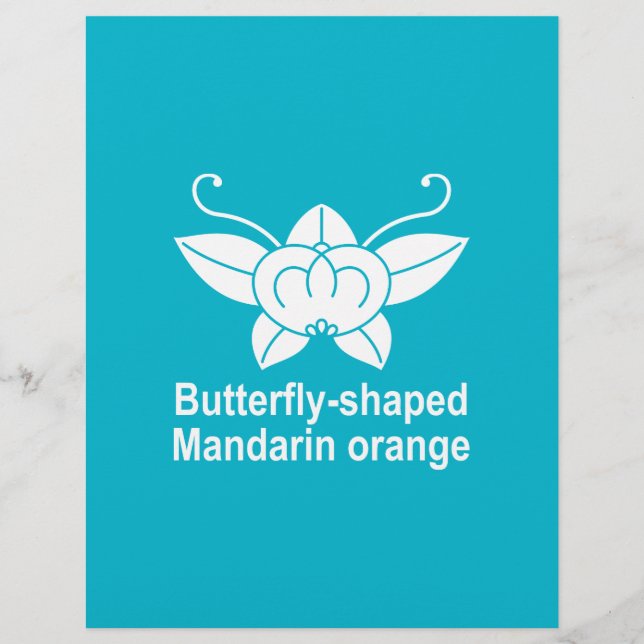 Papillon mandarine (Devant)