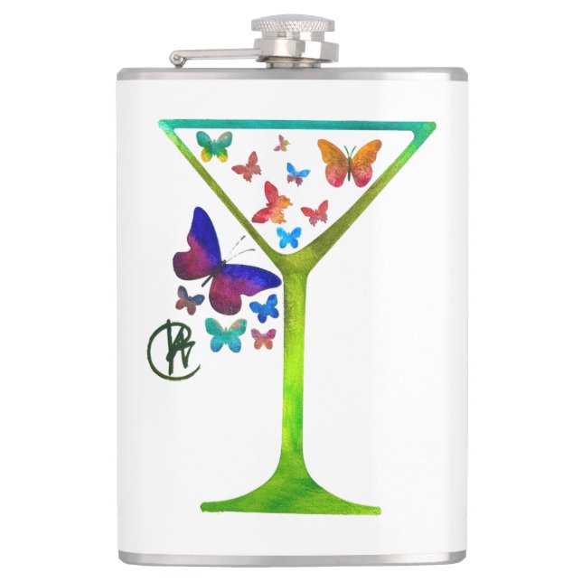 Papillon Martini Pop Art Flacon (Devant)