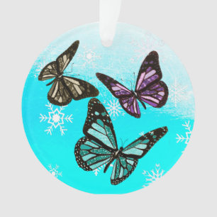 Papillon Message personnel Garde de Noël